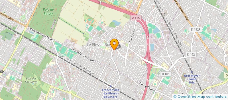 localisation de l'entreprise MONSIEUR YASSER BENBABAALI à LE PLESSIS-BOUCHARD