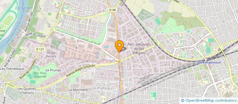 localisation de l'entreprise MONSIEUR YASSER BENJELLOUN  ARGENTEUIL