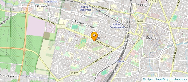 localisation de l'entreprise MONSIEUR YASSER CHABAN  COLMAR