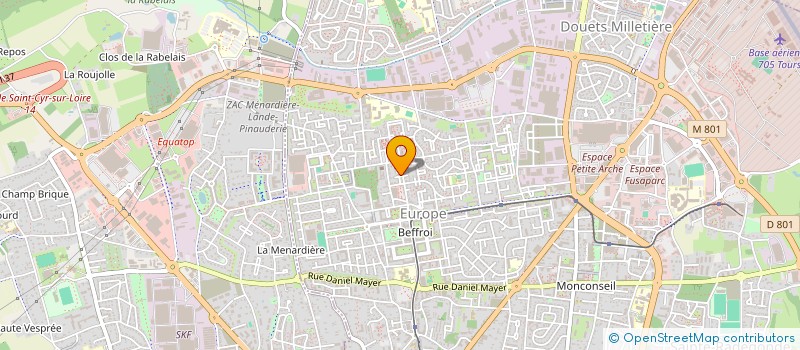 localisation de l'entreprise MONSIEUR YASSER EL OUDGHIRI ZERROUKI  TOURS