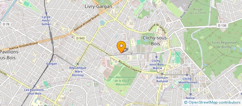 localisation de l'entreprise MONSIEUR YASSER HOBASS à CLICHY-SOUS-BOIS