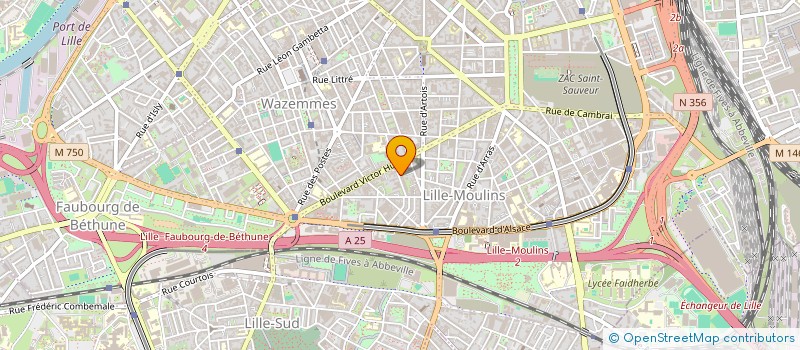 localisation de l'entreprise MONSIEUR YASSER HOUMADI M'SA à LILLE