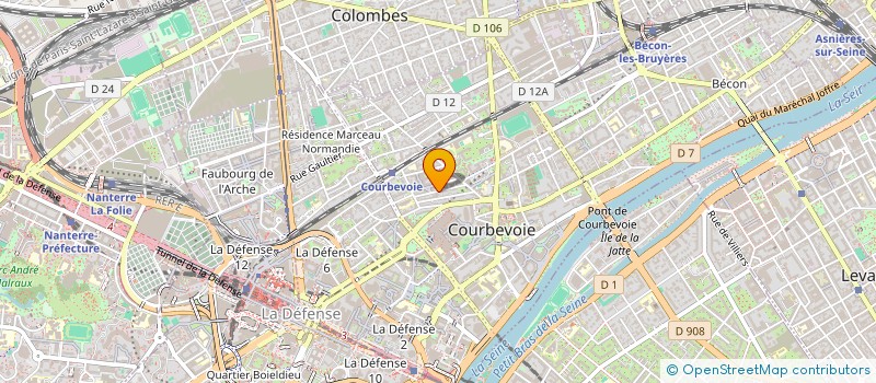 localisation de l'entreprise MONSIEUR YASSER LAMYASSER à COURBEVOIE