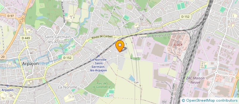 localisation de l'entreprise MONSIEUR YASSER LANJRI à SAINT-GERMAIN-LES-ARPAJON