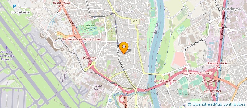 localisation de l'entreprise MONSIEUR YASSER RAHAL à BLAGNAC