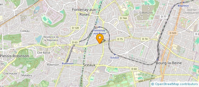 localisation de l'entreprise MONSIEUR YASSER TLILI à SCEAUX