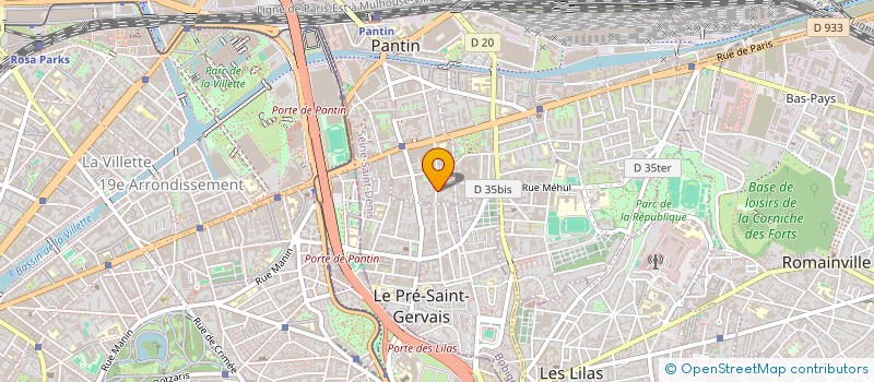 localisation de l'entreprise MONSIEUR YASSER YACOUB OMAR à PANTIN