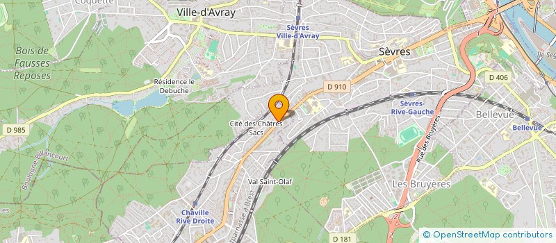 localisation de l'entreprise MONSIEUR YASSER YASSER YOUSSIF à CHAVILLE
