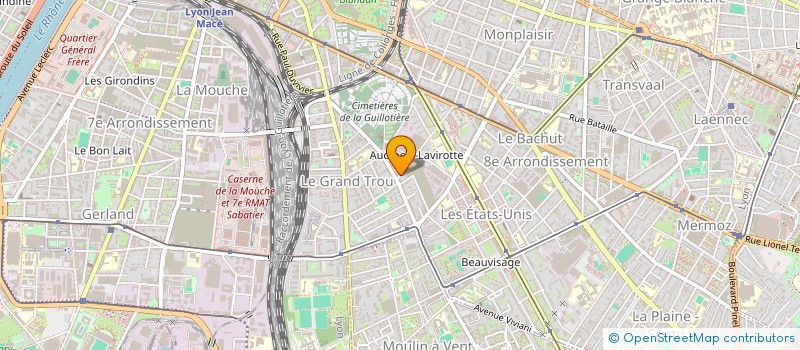 localisation de l'entreprise MONSIEUR YASSERE MABCHOUR  LYON