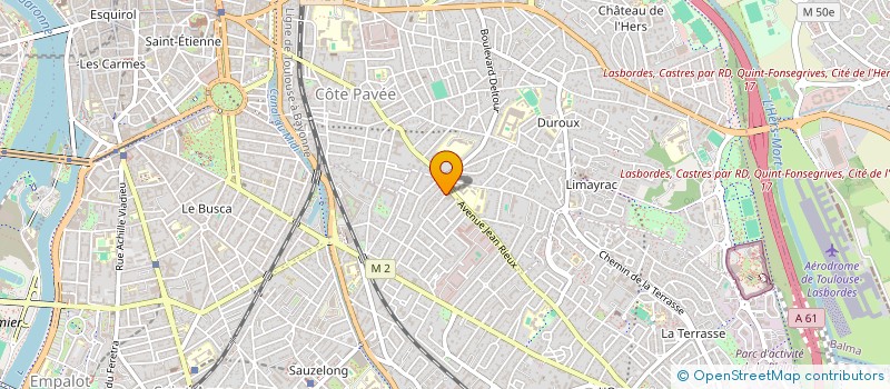 localisation de l'entreprise MONSIEUR YASSERR CHOUIKI  TOULOUSE