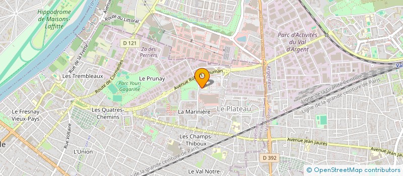 localisation de l'entreprise MONSIEUR YASSID OSMAN CAMUD  SARTROUVILLE