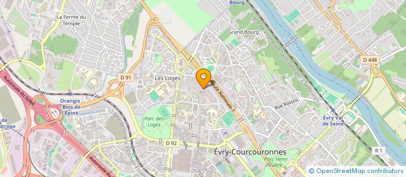 localisation de l'entreprise MONSIEUR YASSIM MEHENNAOUI à EVRY-COURCOURONNES