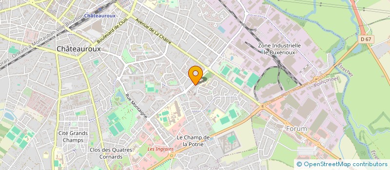localisation de l'entreprise MONSIEUR YASSIN ABDELLI à CHATEAUROUX