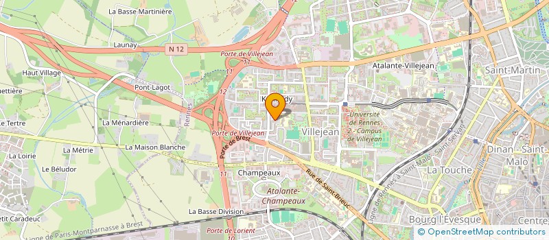 localisation de l'entreprise MONSIEUR YASSIN AHMED  RENNES