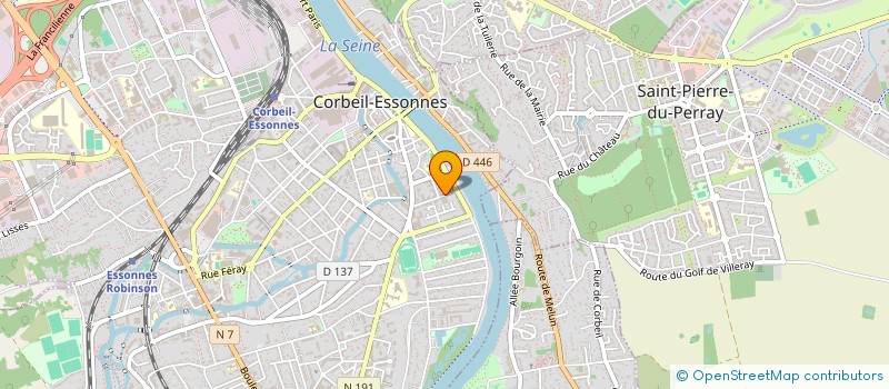 localisation de l'entreprise MONSIEUR YASSIN AHSINAT à CORBEIL-ESSONNES