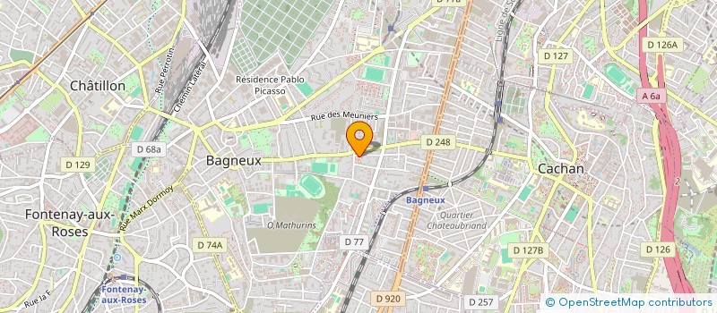 localisation de l'entreprise MONSIEUR YASSIN AOUNE à BAGNEUX
