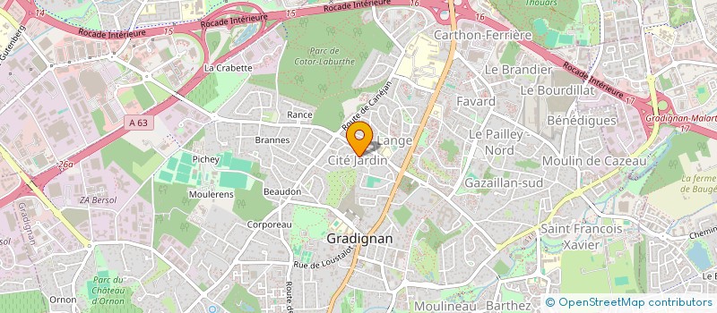 localisation de l'entreprise MONSIEUR YASSIN AYAT  GRADIGNAN