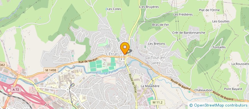 localisation de l'entreprise MONSIEUR YASSIN BAIBAH  AUREC-SUR-LOIRE