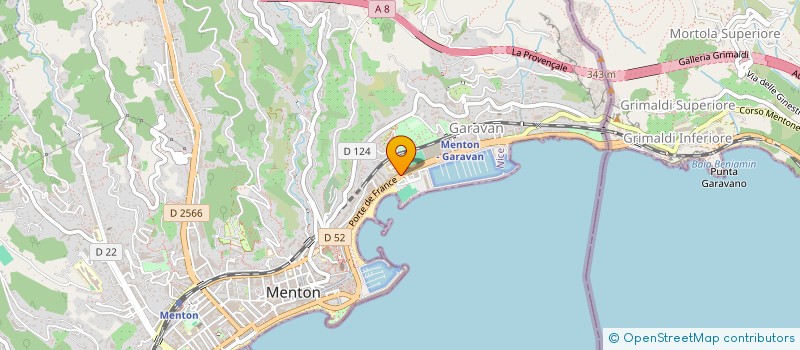 localisation de l'entreprise MONSIEUR YASSIN BAMAAROUF  MENTON