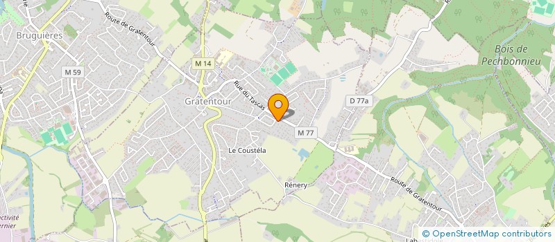 localisation de l'entreprise MONSIEUR YASSIN BARI  GRATENTOUR