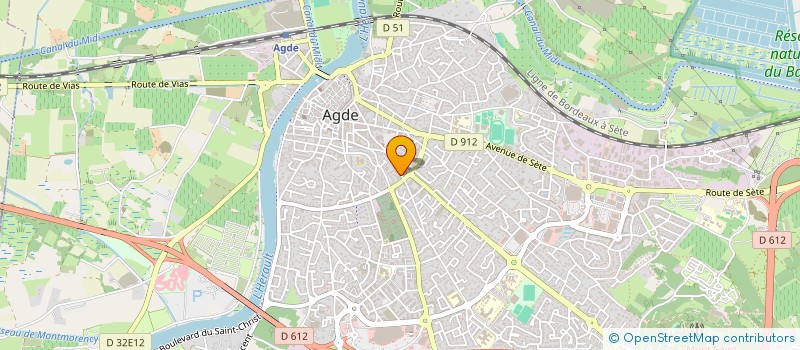 localisation de l'entreprise MONSIEUR YASSIN BELAHSEN à AGDE