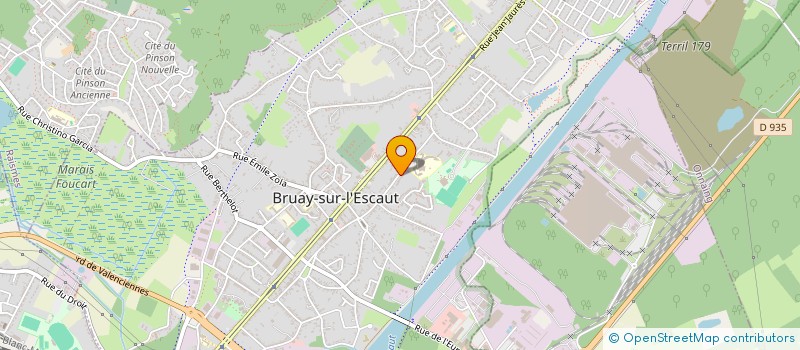 localisation de l'entreprise MONSIEUR YASSIN BELARBI  BRUAY-SUR-L'ESCAUT