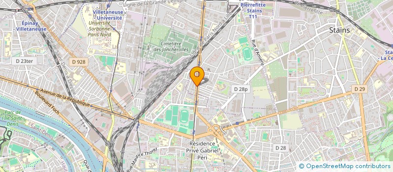 localisation de l'entreprise MONSIEUR YASSIN BELKHIR à PIERREFITTE-SUR-SEINE