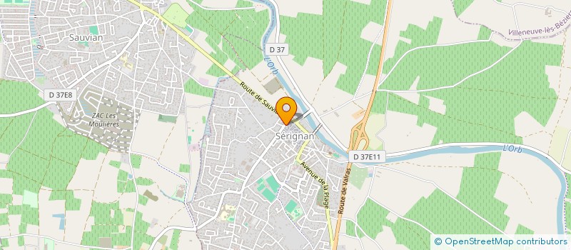 localisation de l'entreprise MONSIEUR YASSIN BEN ATTIA à SERIGNAN