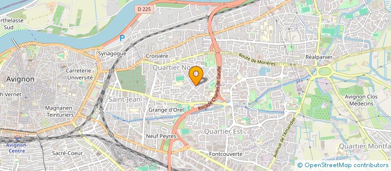 localisation de l'entreprise MONSIEUR YASSIN BOUADAR  AVIGNON