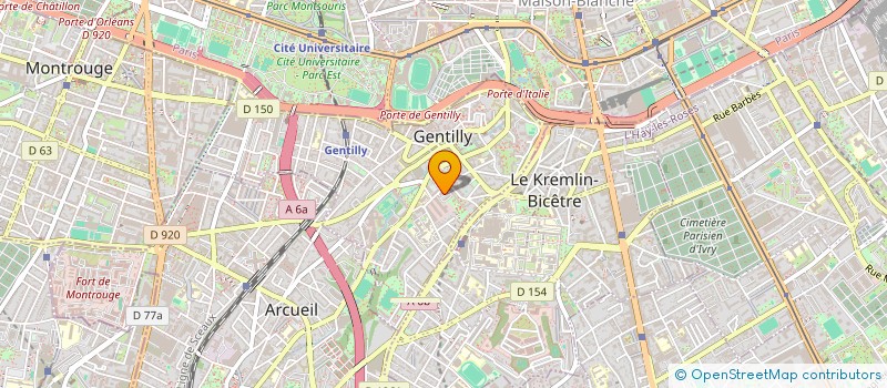 localisation de l'entreprise MONSIEUR YASSIN BOUBAKER à GENTILLY