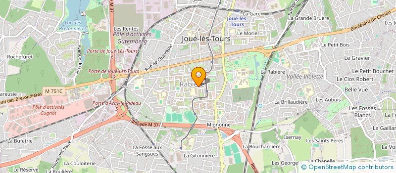 localisation de l'entreprise MONSIEUR YASSIN BOUCETTA  JOUE-LES-TOURS