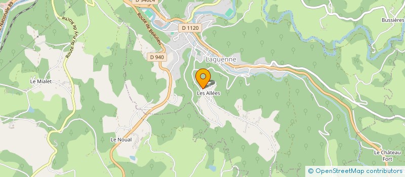 localisation de l'entreprise MONSIEUR YASSIN BOUCHEMOUA à LAGUENNE-SUR-AVALOUZE