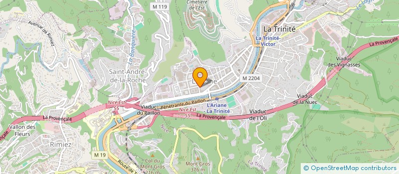 localisation de l'entreprise MONSIEUR YASSIN BOUROUROU  NICE