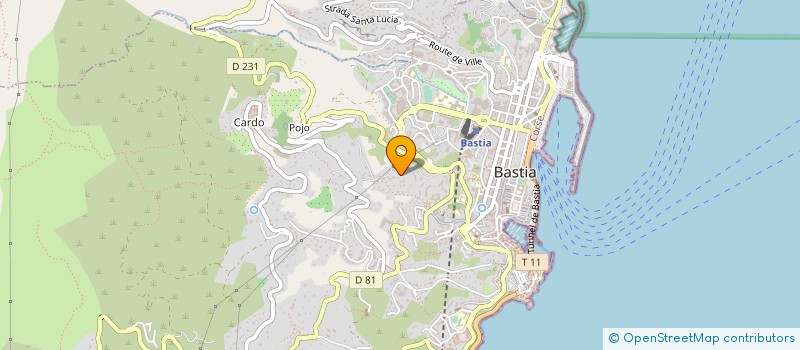 localisation de l'entreprise MONSIEUR YASSIN BOUZAKRI à BASTIA