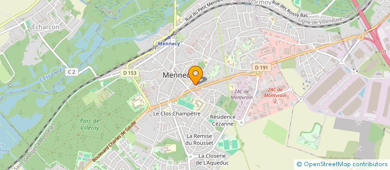 localisation de l'entreprise MONSIEUR YASSIN CHBINI à MENNECY
