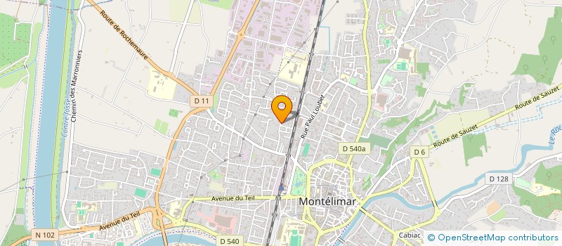 localisation de l'entreprise MONSIEUR YASSIN DAIF  MONTELIMAR