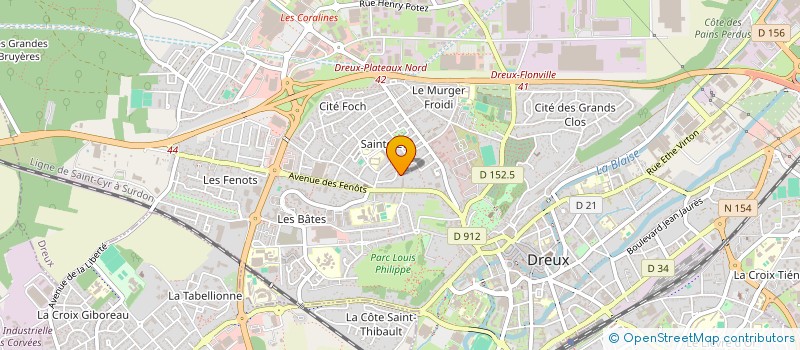 localisation de l'entreprise MONSIEUR YASSIN DORIVAL à DREUX