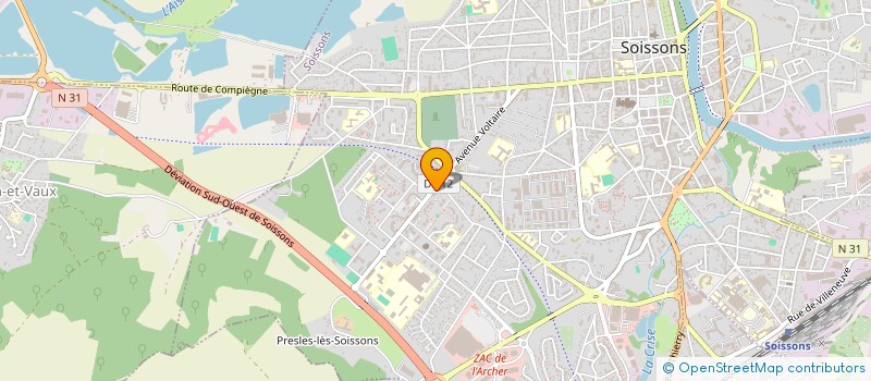 localisation de l'entreprise MONSIEUR YASSIN EL BILOUZI à SOISSONS