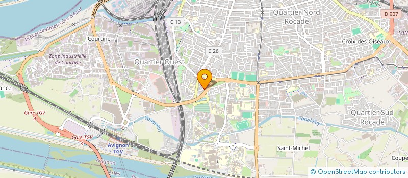 localisation de l'entreprise MONSIEUR YASSIN EL HAMDI  AVIGNON