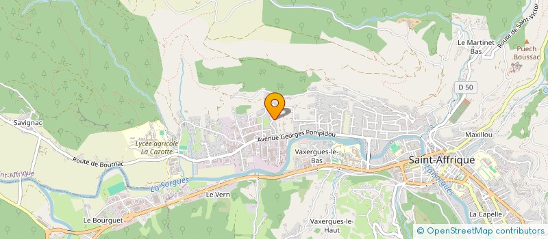 localisation de l'entreprise MONSIEUR YASSIN EL MAGHNAOUY  SAINT-AFFRIQUE