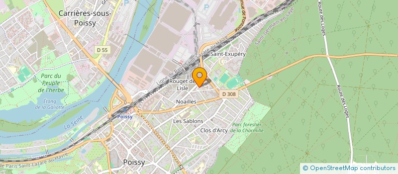 localisation de l'entreprise MONSIEUR YASSIN EL MANSOURI  POISSY