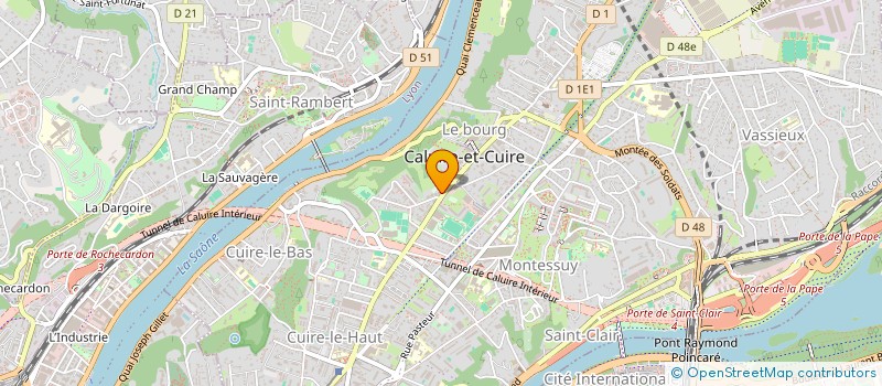 localisation de l'entreprise MONSIEUR YASSIN EL YAQOTI  CALUIRE-ET-CUIRE