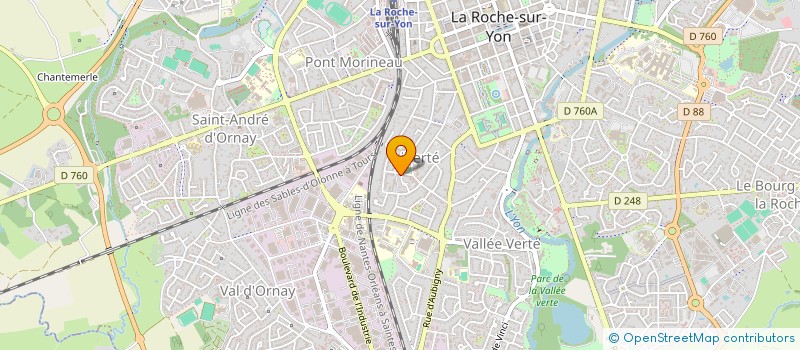 localisation de l'entreprise MONSIEUR YASSIN ET TAHERY à LA ROCHE-SUR-YON