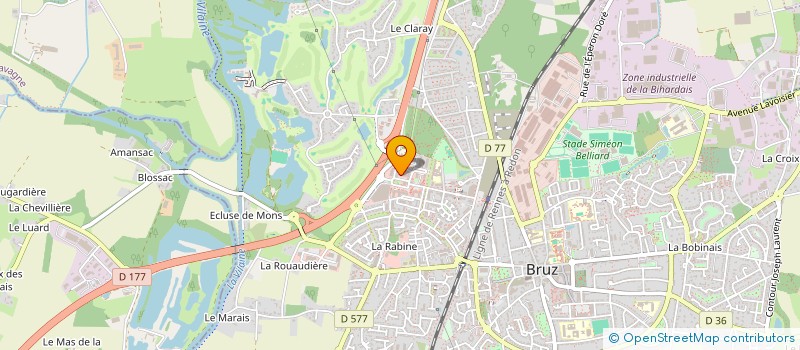 localisation de l'entreprise MONSIEUR YASSIN FARDIN  ZOUAF  BRUZ