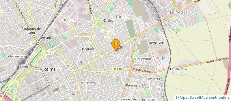 localisation de l'entreprise MONSIEUR YASSIN FODIL  REIMS