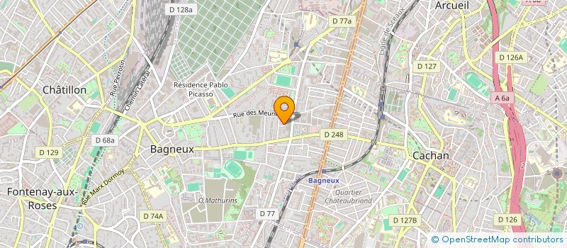localisation de l'entreprise MONSIEUR YASSIN HABA à BAGNEUX