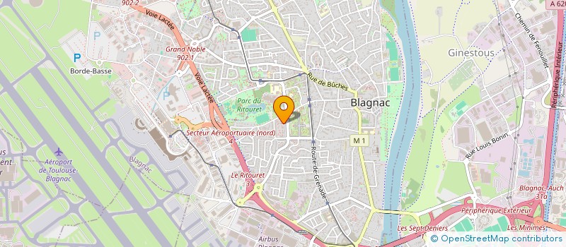 localisation de l'entreprise MONSIEUR YASSIN HACHOUD à BLAGNAC