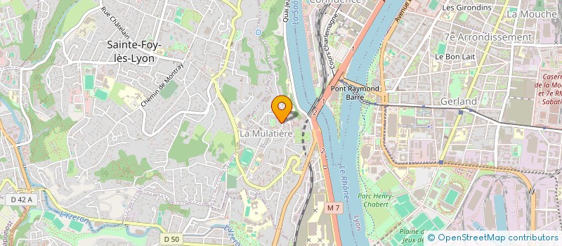 localisation de l'entreprise MONSIEUR YASSIN HAFI  LA MULATIERE