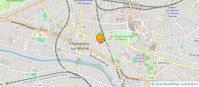 localisation de l'entreprise MONSIEUR YASSIN HAMANI  CHAMPIGNY-SUR-MARNE