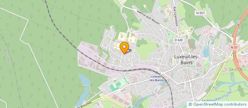 localisation de l'entreprise MONSIEUR YASSIN HIMEUR  LUXEUIL-LES-BAINS